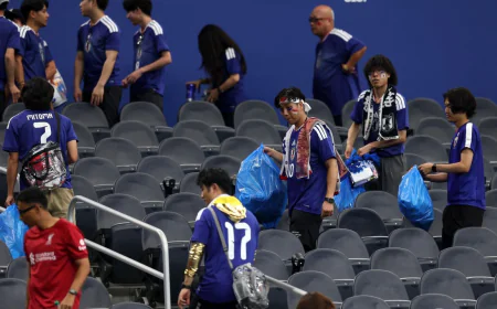 Japan’s Men Urged to Clean at Home, Not Just at the World Cup