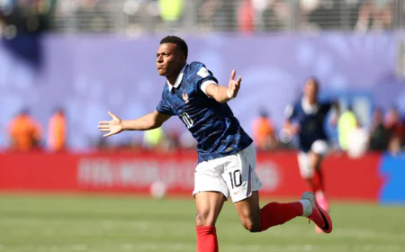 Mbappe Set for Landmark 100th France Appearance at World Cup