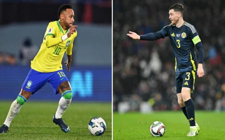 Brazil, Scotland Renew World Cup Rivalry After 28 Years