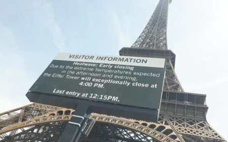 Scorching heat shuts Paris landmarks early as France swelters