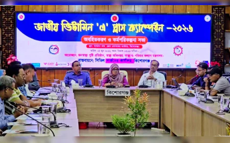Over 5.26 lakh children in Kishoreganj to receive vitamin A capsules
