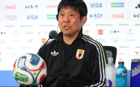 Moriyasu Vows Japan Will Play to Win and Top Group Against Sweden