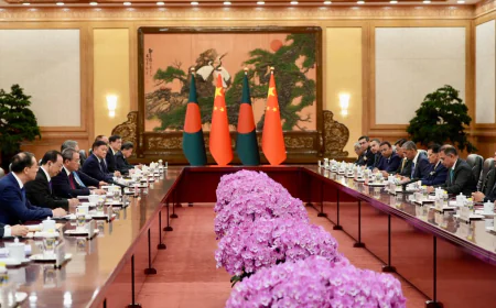 Tarique Rahman, Li Qiang Hold Talks as MoUs Are Signed