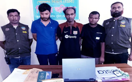 Three Members of Visa Fraud Ring Held with Fake Documents in Rangpur