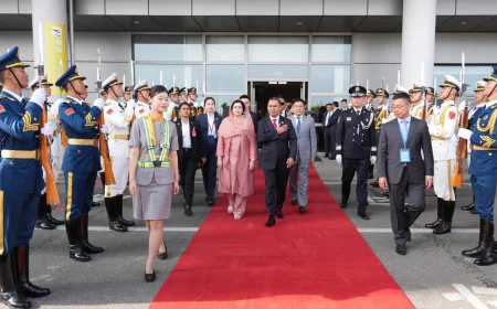 PM Leaves Beijing for Home After Maiden Two-Nation Visit