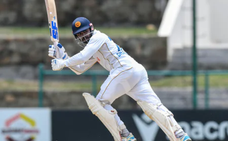 De Silva Century Rescues Sri Lanka in First Test