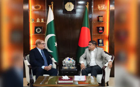 Pakistan High Commissioner pays courtesy call on PM’s Defence Adviser
