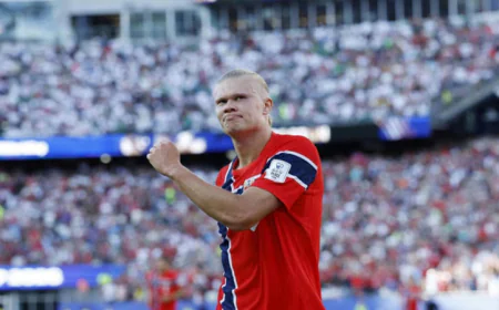 “Powerhouse” Haaland Leads by Example at World Cup, Says Norway Coach Solbakken