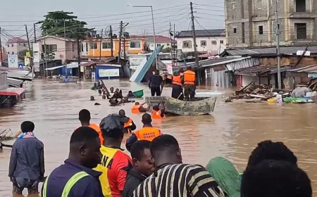 Ghana Flood Death Toll Rises to 12