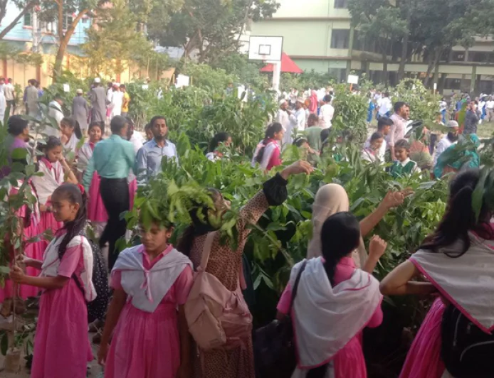 Primary Students Enlisted in ‘One Child, One Tree’ Campaign to Plant 1 Crore Trees
