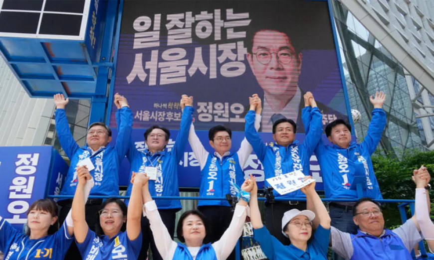 South Koreans protest over ballot mishap, demand local election rerun