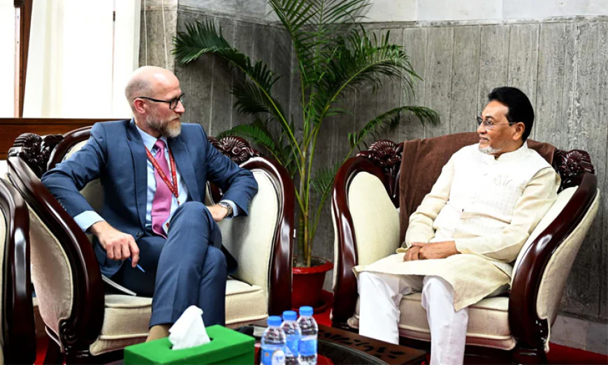 US Embassy Official Meets JS Chief Whip