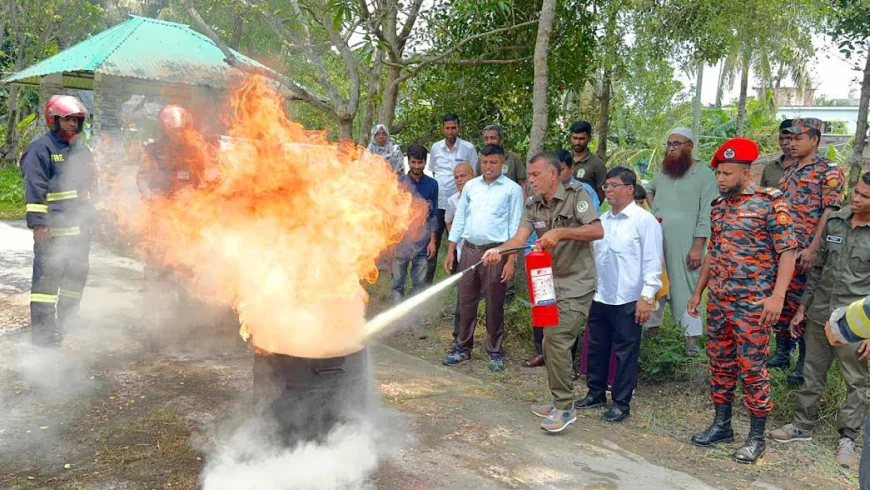 Firefighting, Rescue and First Aid Training Held in Sundarbans East Forest Division