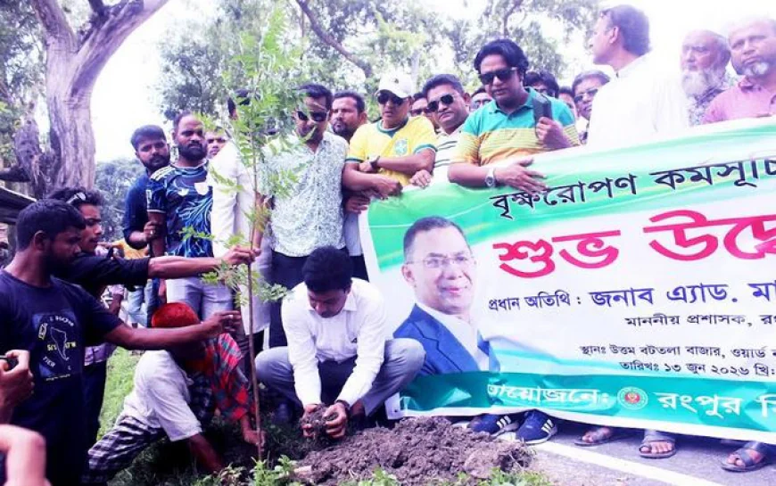 Tree plantation vital for building a healthy city: RpCC administrator