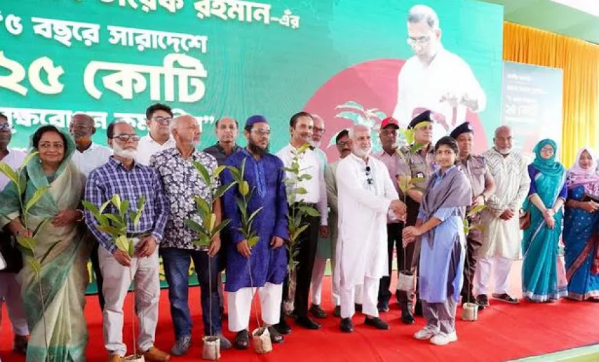Manju inaugurates tree plantation programme in Khulna