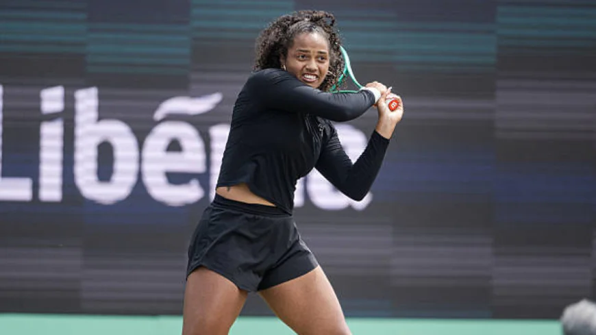 Montgomery wins first WTA title as Krejcikova retires