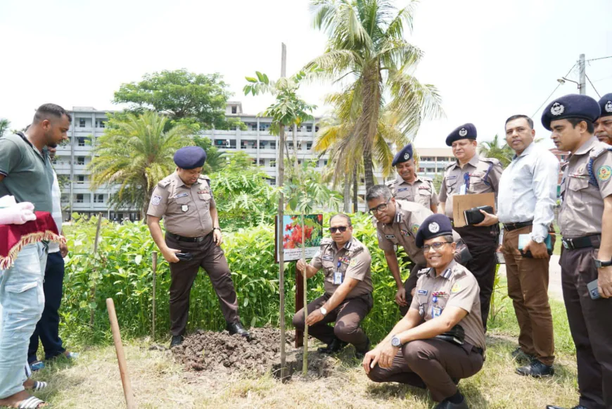 Tree Plantation, Fish Fry Release Programme Held at KMP Police Lines