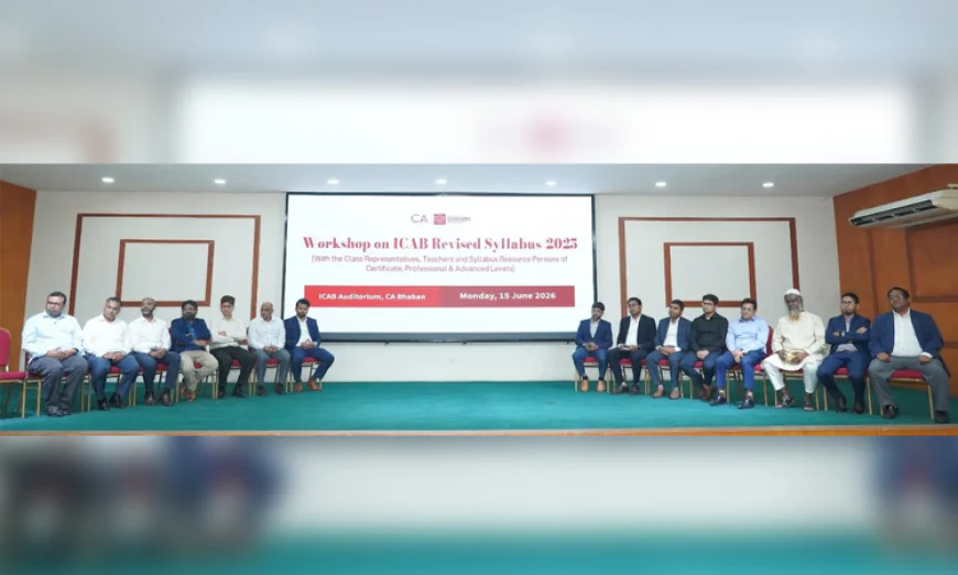 ICAB Holds Workshop on Revised Syllabus for Future Chartered Accountants