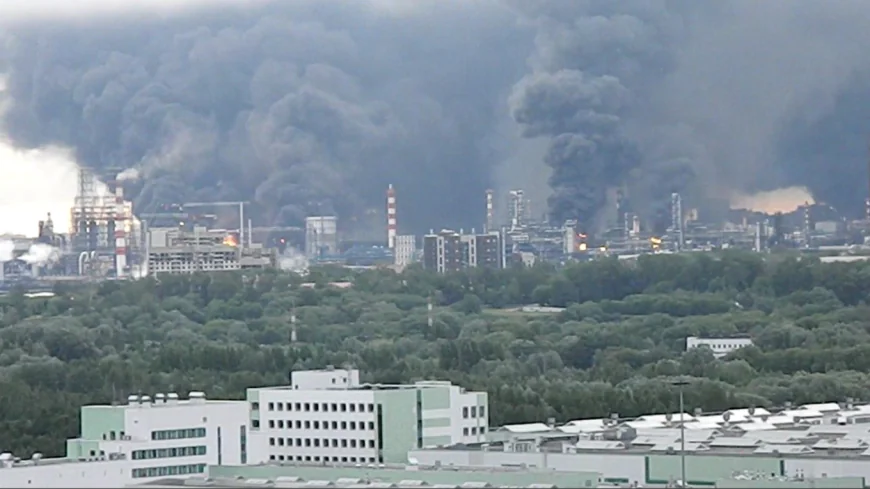 Ukraine launches large-scale attack on Moscow, sparking fires and evacuations