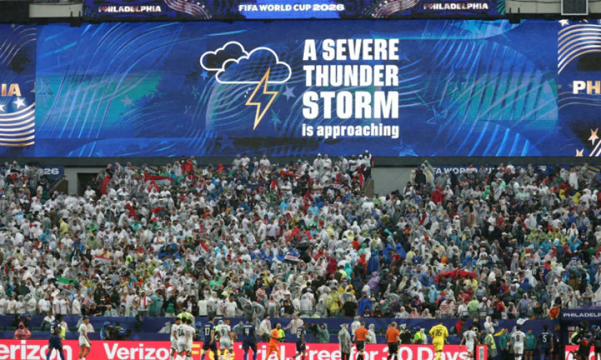 Storms and Lightning Disrupt World Cup, Causing Two-Hour Delay
