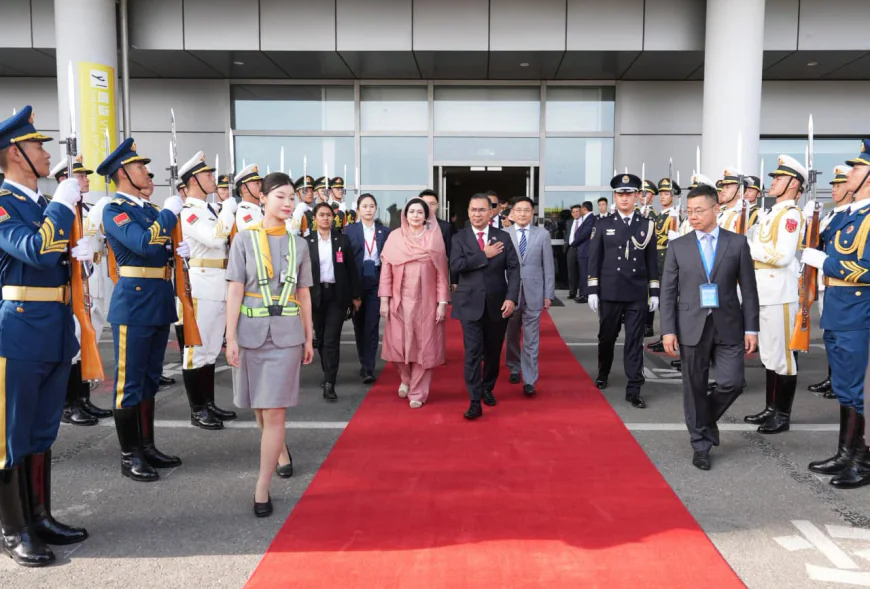 PM Leaves Beijing for Home After Maiden Two-Nation Visit