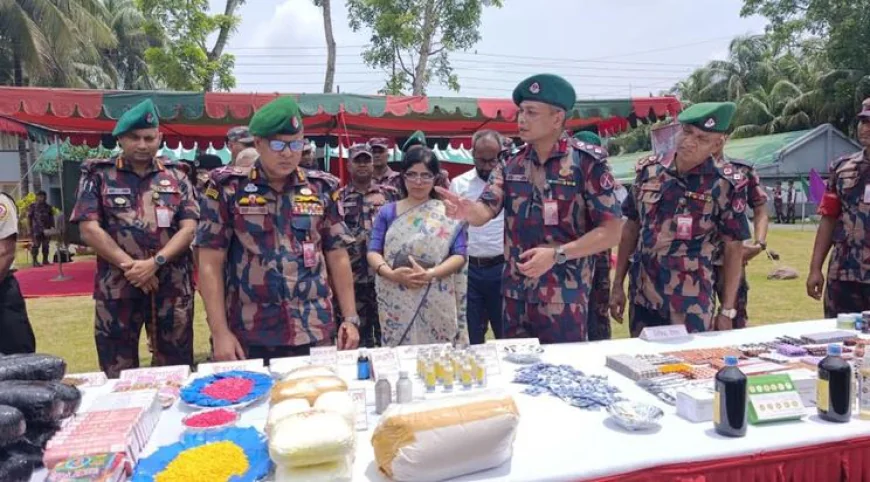 BGB destroys drugs worth over Tk 73.75 crore in Satkhira
