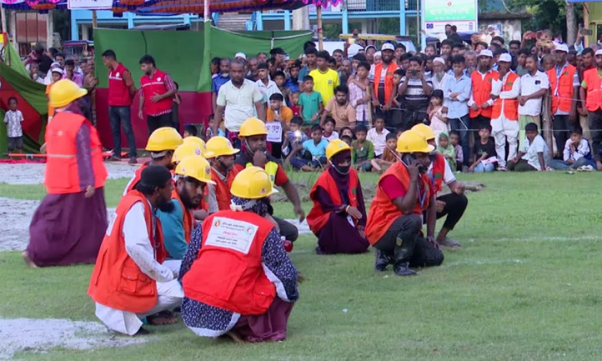 CPP conducts cyclone preparedness drill in Bhola to boost public awareness