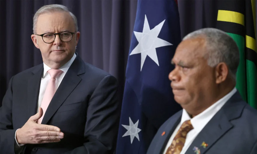 Australia, Vanuatu Sign Pact Barring Foreign Military Bases