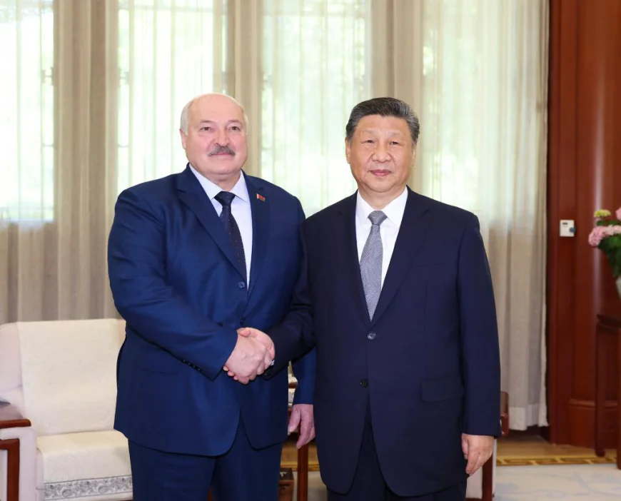 China’s Xi Holds Talks with Belarus Leader Lukashenko in Beijing