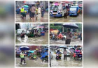 Traffic Police Struggle to Manage Traffic in Waterlogged Dhaka