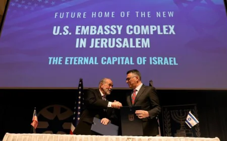 US Signs Agreement to Build Permanent Embassy in Jerusalem