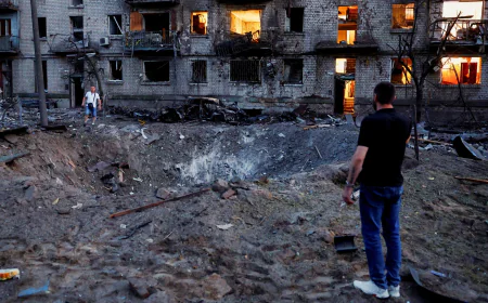 Overnight Russian Attacks on Kyiv Kill at Least 13