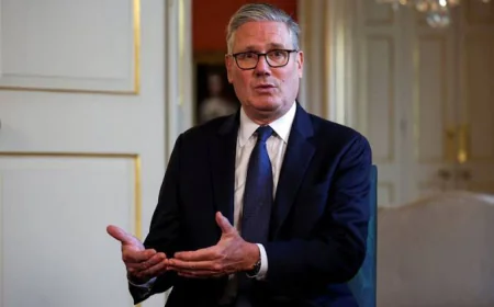Starmer tells successor to remain active on the global stage