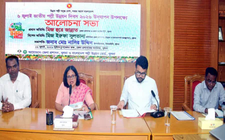 National Rural Development Day Observed in Khulna