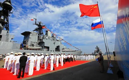 China, Russia Launch Naval Drills as Beijing Tests Missile