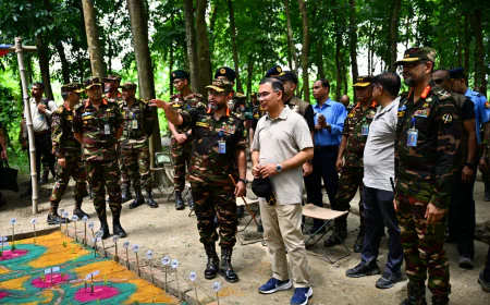 PM Visits Bangladesh Army's Summer Exercise