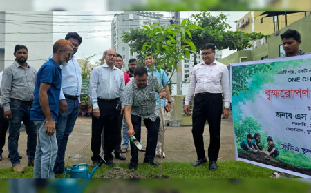 KDA chairman launches tree plantation programme in Khulna
