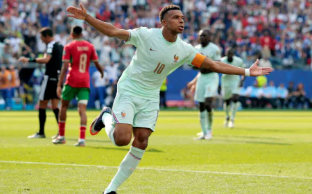 Mbappe, Dembele send France into World Cup semi-finals