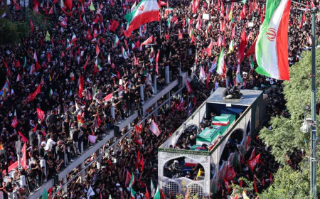 Iran buries Khamenei as fresh fighting with US erupts