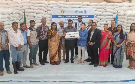 Govt provides rice to WFP for Rohingya food assistance