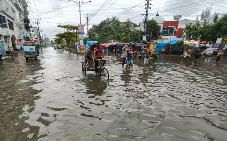 Heavy rains flood parts of Khulna, raising questions over Tk 823cr drainage project