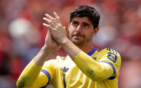 Courtois proud as Belgium's 'Golden Generation' bows out