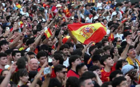 Madrid erupts as Spain reach World Cup final