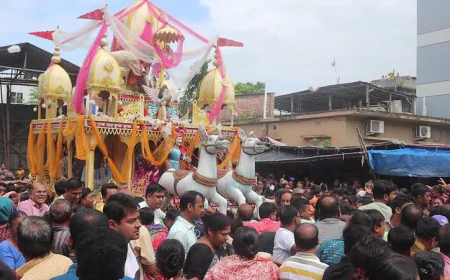 Nine-Day Rath Yatra Festival Begins in Naogaon