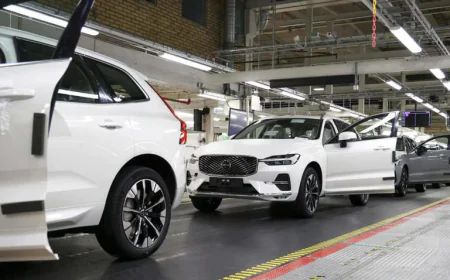 Volvo Cars reports falling sales amid challenging market conditions