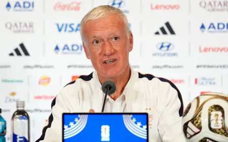 Deschamps set for final France match with no tears