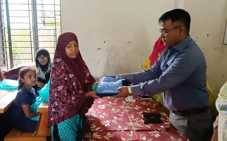 Underprivileged Students Receive New Dresses in Jamalpur