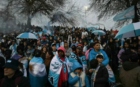 Thousands welcome Argentina squad home despite World Cup final defeat