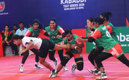 Bangladesh women eye series-ending victory in kabaddi Test