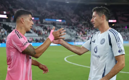 Messi-Less Miami Beat Fire 3-2 to Spoil Lewandowski's MLS Debut
